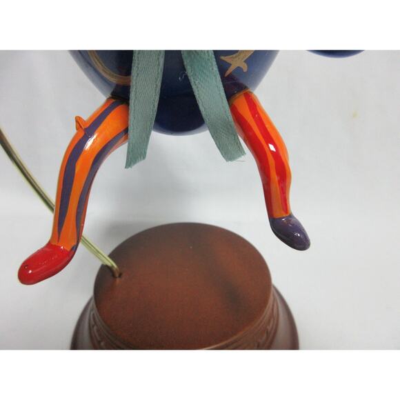 VTG De Carlini Humpty Dumpty Christmas Ornament Stars & Moon Celestial Italy - Picture 3 of 10